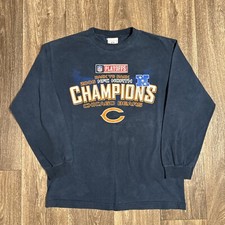 Vintage 2006 Chicago Bears NFC North Champions Longsleeve T-Shirt Medium