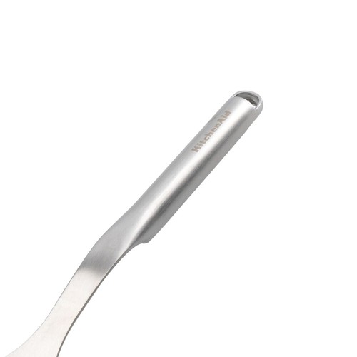 KitchenAid Stainless Steel Solid Turner Kitchen Cooking Utensil 35cm Silver - Picture 5 of 5
