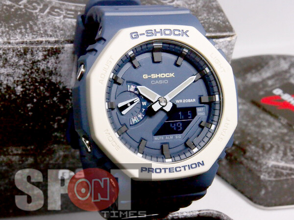 Casio G-shock Watch Carbon Core Guard Navy - Ga-2110et-2 Casioak