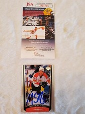 MARTIN ST. LOUIS signed 1998-99 Upper Deck Rookie Card JSA COA LIGHTNING RANGERS