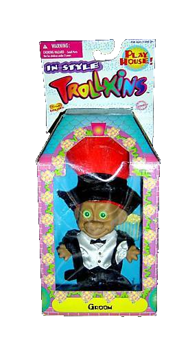 WEDDING GROOM Trollkins Troll Doll NEW IN BOX 5" - Picture 1 of 1