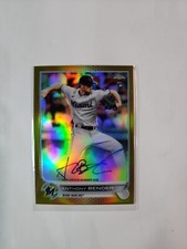 2022 Topps Chrome Gold Refractor Auto 26/50 RC (Anthony Bender #RA-AB) Marlins