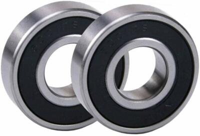 Pair 12mm x 28mm x 8mm 6001RS Rubber Ball Bearing for Pit Dirt Bike ATV Buggy 