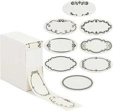 Juvale 300 Piece Dissolvable Labels for Food Storage Containers and Mason Jars,