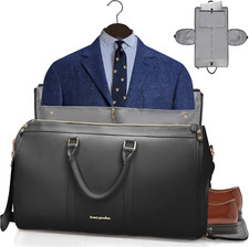 Convertible Garment Bags for Travel, Suit Bag Travel Carry On, Garment Duffle Ba