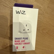 WiZ Smart Plug - Type G - Wi-Fi Connected - App & Voice Control - New