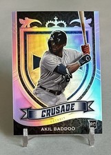 Akil Baddoo 2021 Panini Chronicles Crusade #14 Silver Prizm Rookie RC Detroit