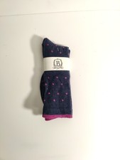 b studio -women's socks - multi color- Cashmere Blend - Made in USA **L5**