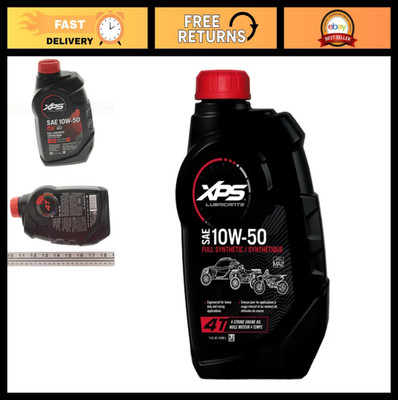 4-Stroke 10W-50 Synthetic Oil - 1 Quart - High Performance Engine Lubricant