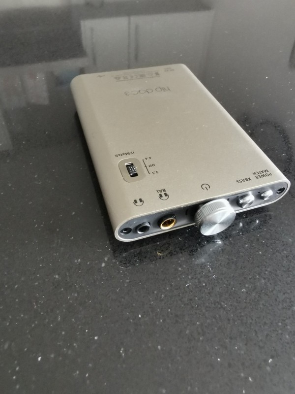 iFi Audio Hip Dac3 Portable High-Res DAC/Headphone Amp Titanium Shadow