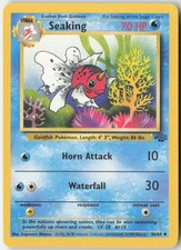 Seaking 46/64 Uncommon Jungle Pokemon Unlimited Moderately Played
