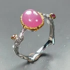 Fine Art jewelry Ruby Ring 925 Sterling Silver Size 6 /R471607