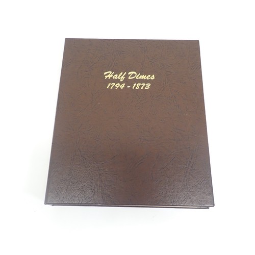 Dansco 6120 Coin Album US Half Dimes Collection 1794-1873 NICE