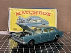 Ford Zodiac MK IV #53 baby blue Matchbox Lesney MINT! w/ Original E4 Box