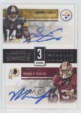 2015 Panini Contenders Round Numbers Dual 8/25 Sammie Coates Matt Jones Auto i5q