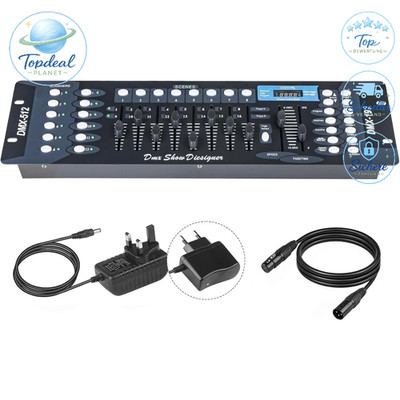 DMX Controller Lichtmischpult 192 Kanäle DMX 512 Steuerung für Partylicht Fog