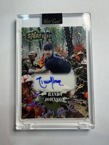 Randy Johnson SPLATMO AUTO 🔥 True 1/1 🔥 2024 Wild Card Splat Baseball