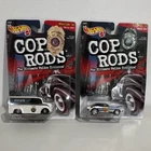 Hot Wheels Cop Rods Police Lot of 2 Madison WI & El Paso TX 1999 Vintage Sealed