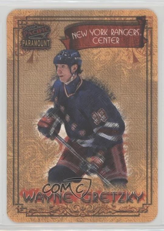 1997-98 Pacific Paramount Photoengravings Wayne Gretzky #13 HOF cp4