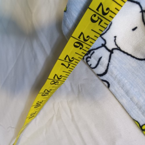 Peanuts Pajama Pants Womens 3X Plus Blue Snoopy Plush Sleepwear Pull On Hi Rise - Picture 10 of 10