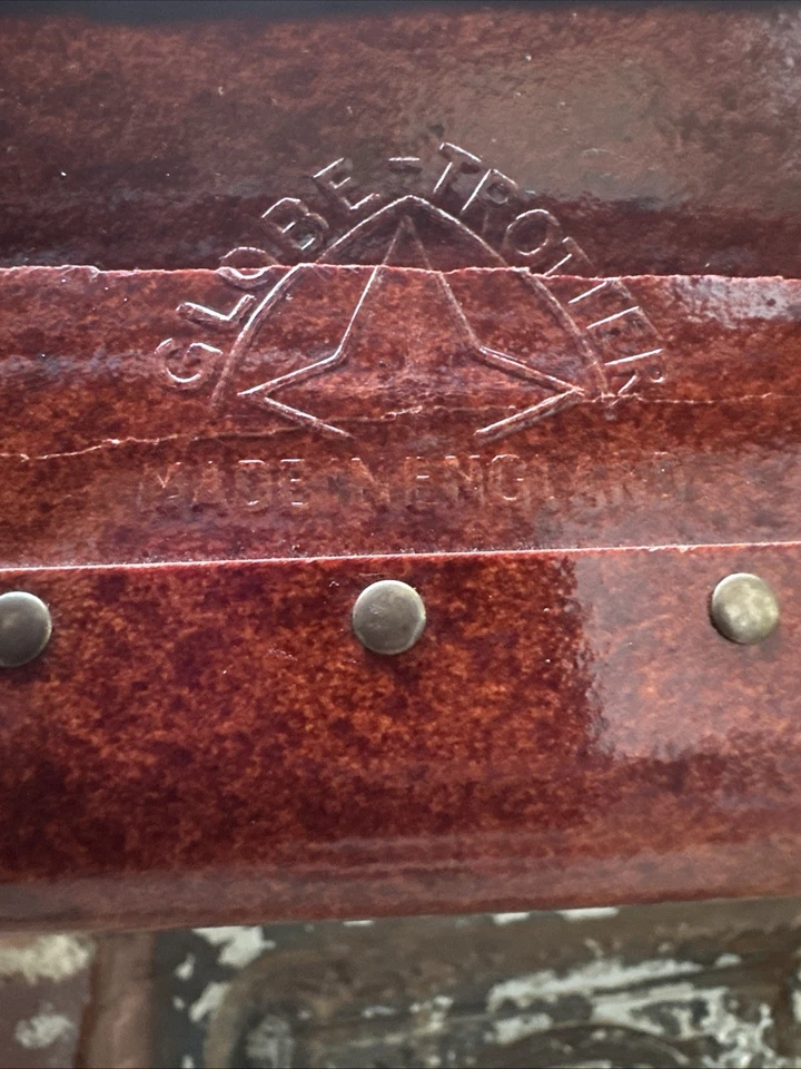 Maleta GRANDE de Colección Globe-Trotter Orient Acabado Mármol Equipaje con Ruedas Foto 4 de 4