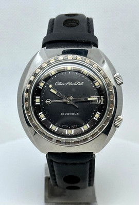 BEAUTIFUL CITIZEN ALARM DATE Ref. 81201067 42 MM 21 JEWELS JAPAN