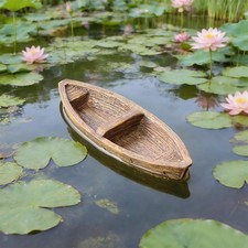 Aquarium Floating Boat Ornament Gift Centerpiece Creative Resin Decorative Craft