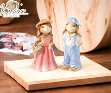 Ceramic Bunny Salt & Pepper Shakers, Home Décor, Gift for Her, Gift for Mom, Kit