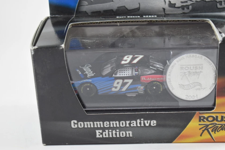 Kurt Busch #97 Sharpie Com Edition 2001 Hot Wheels Racing NASCAR 1/64 Foto 2 de 4