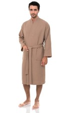 TowelSelections Mens Robe Waffle Spa Bathrobe Soft Shower Bath Robe for Men X...