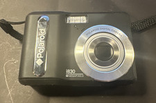 Polaroid i830 8MP 3X Optical/4x Digital Zoom Camera -Black-Tested