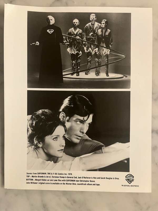 Vintage 1980s Superman Movie Promo Photo Set – Studio Originals – Superman&Lois