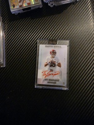 2026 wild card matte metal auto Ty SIMPSON 4/10 RED INK