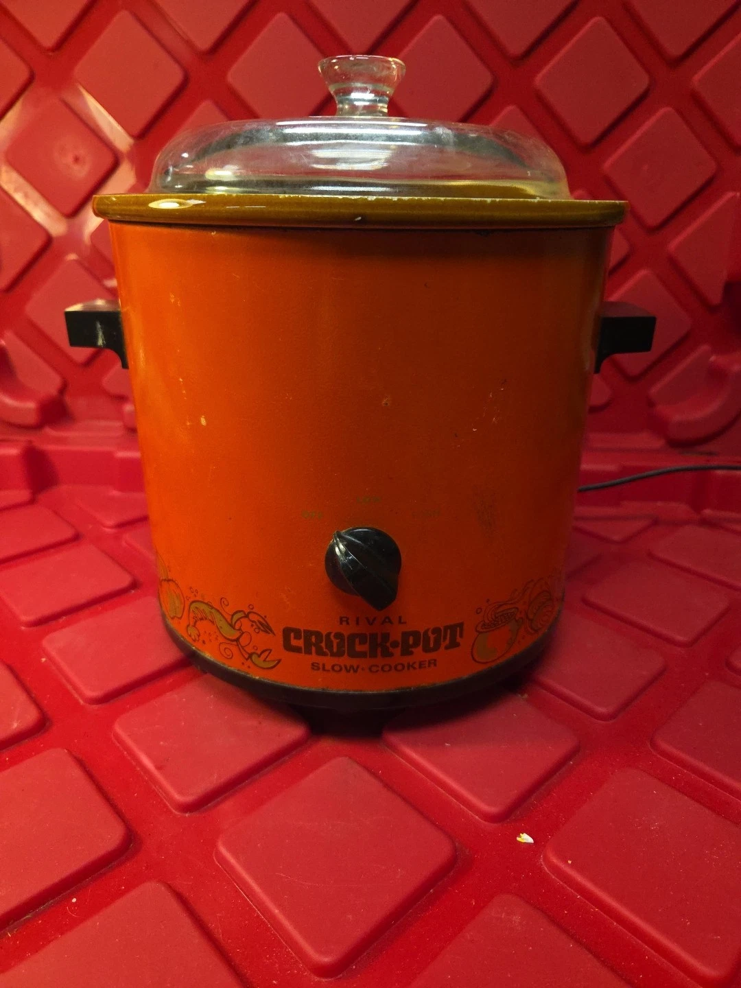 Vintage RIVAL Crock Pot Slow Cooker 3½ Quart Stoneware Model 3100/2 Tested