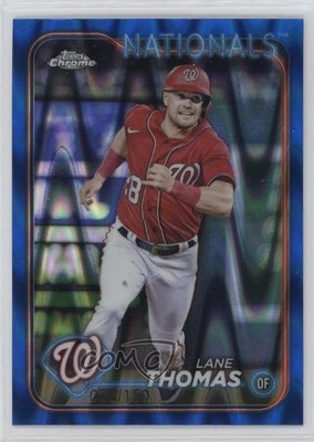2024 Topps Chrome Blue RayWave Refractor /150 Lane Thomas #66 0l8y
