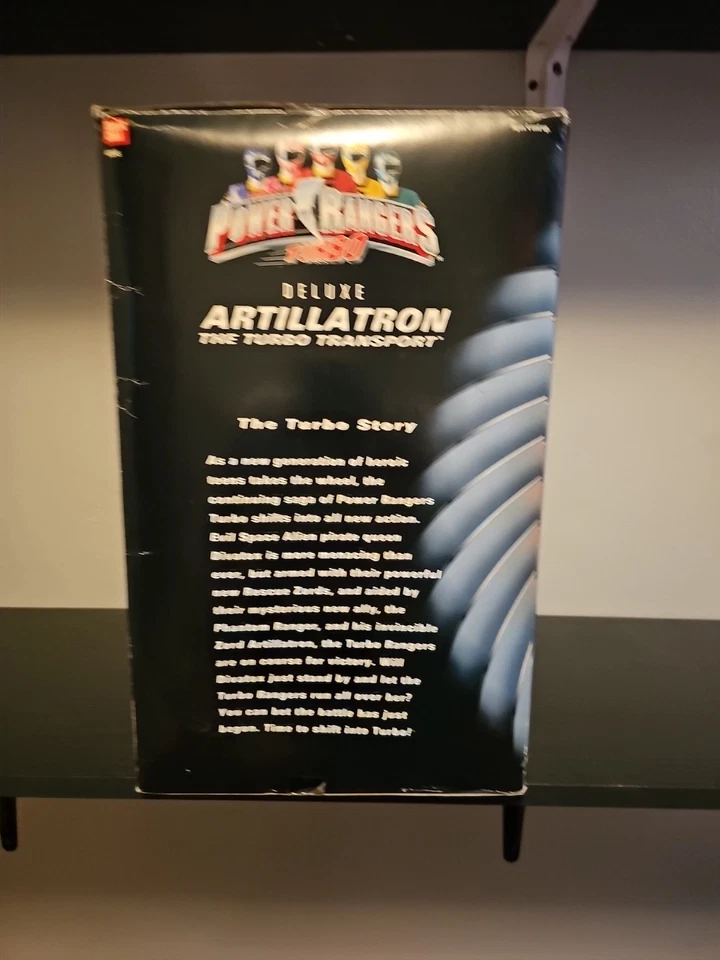 G2U Vintage Power Rangers Turbo Deluxe Artillatron Коробка - Изображение 4 из 4