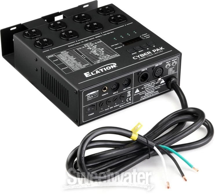 Elation CYBER PACK 4-channel Dimmer/Chase/MIDI Relay Pack - Image 4 of 4