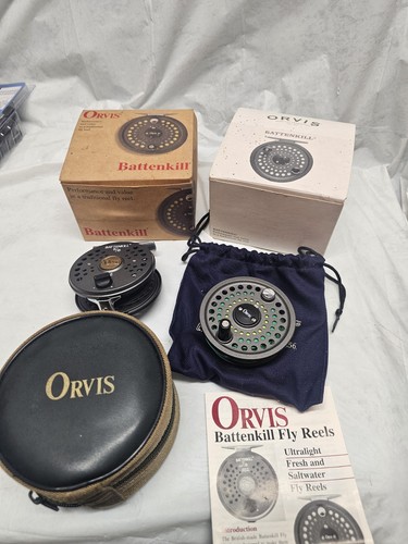 Orvis Battenkill 5/6 Orvis Battenkill Disc 5/6 Fly Reel Made in England + Spool