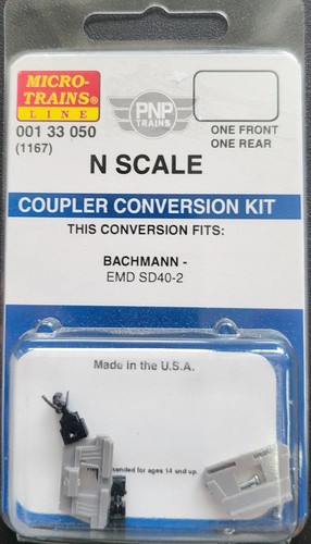 Kit de conversión de acoplador N MICRO TRAINS 001 33 050 1167 se adapta a Bachmann: EMD SD40-2 | Zustand: New