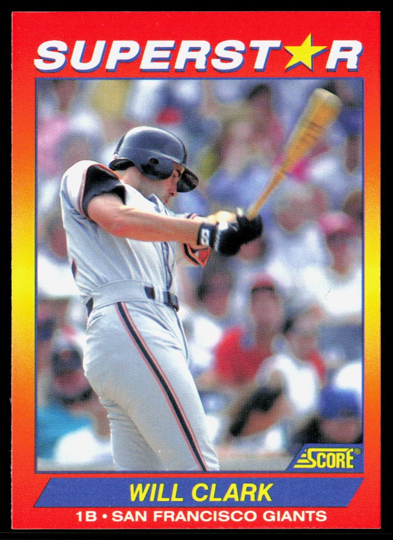 Will Clark 1992 Score 100 Superstars #24