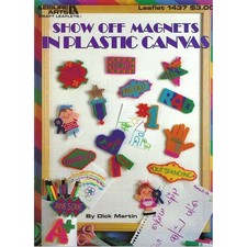 Show Off Magnets Plastic Canvas Pattern Leisure Arts 1437