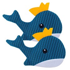 Hot Tub Scum Absorber Whale - 2 Pack Oil Absorbing 9.8 x 7.08inch, Blue