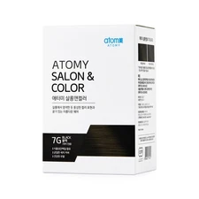 Atomy Salon & Color Pure Black 7G Color Salon Quality Convenient 120ml NEW