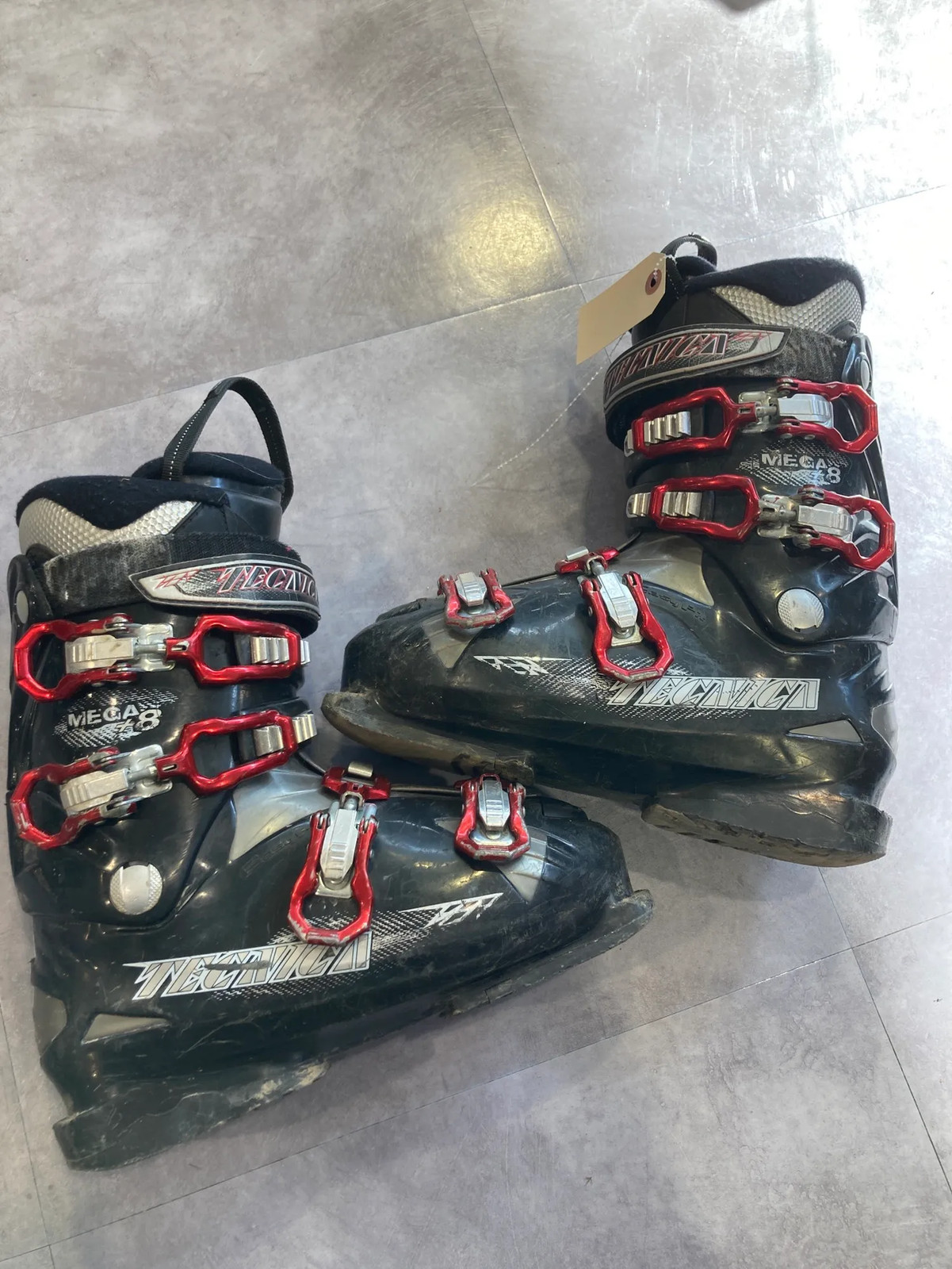 SALOMON Scarponi da sci uomo usati Tecnica Mega +8 Mondo 26 e 26 5 305MM