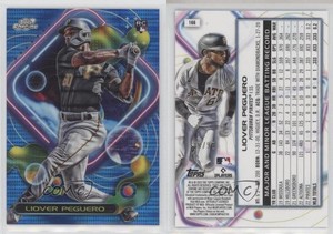 2023 Topps Cosmic Chrome Blue Moon Refractor /99 Liover Peguero #166 Rookie RC