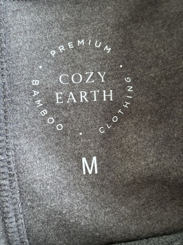 Mujer Cozy Earth Gris Carbón Oscuro Bambú Jogger Talla M Con Bolsillos - Imagen 3 de 4