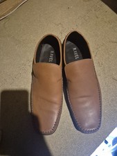 Mens Ravel  Tan Leather Shoes 9