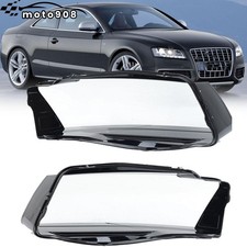 Klar Scheinwerferglas Linsen Streuscheibe Links+Rechts Für Audi A5 S5 2008-2012
