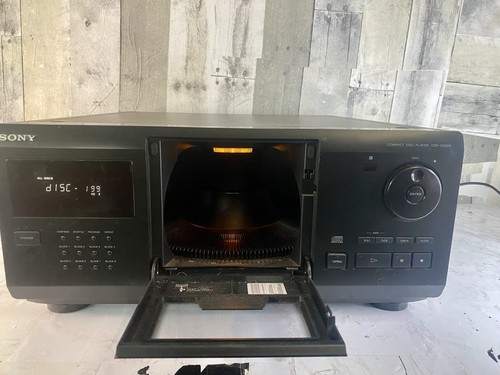 Sony Disc Mega Storage CDP-CX205 200 CD Carousel Changer Player No Remote