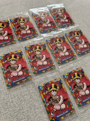 Lego Luffy Sealed 4ºth Aniversary One Piece TCG - Lot Of 10